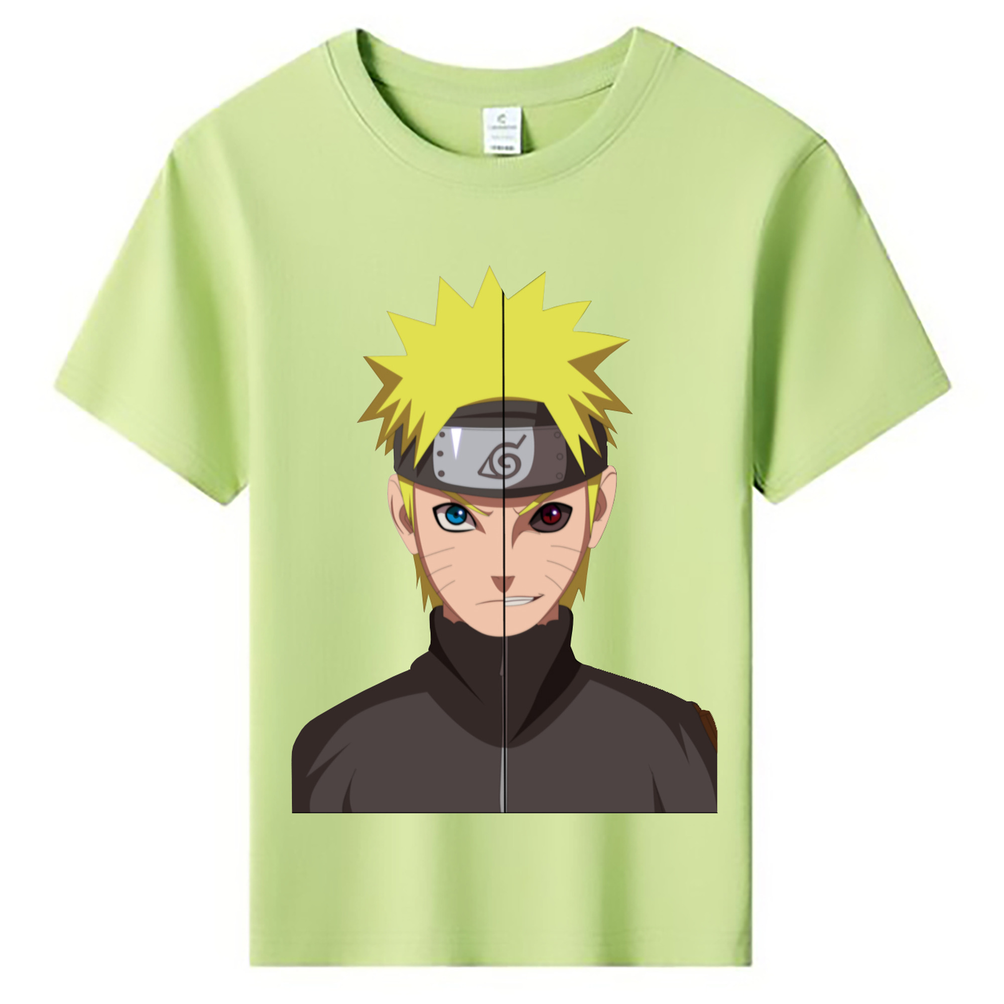 （画像用） NARUTO -ナルト- うずまき ナルト Uzumaki Naruto 綿100％キッズTシャツ（フロントプリント）